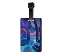 Luggage Tags for Suitcases, Full-Print Design, Personal Info Slot, Easy to Spot, Air Travel Essentials Scale