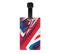 Luggage Tags for Suitcases, Full-Print Design, Personal Info Slot, Easy to Spot, Air Travel Essentials Union Jack