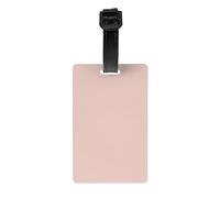 Luggage Tags Personalized Bag Tags for Suitcases, Travel and More Easy to Identify, Full-Print Design Millennial Pink