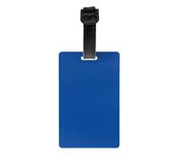 Luggage Tags Personalized Bag Tags for Suitcases, Travel and More Easy to Identify, Full-Print Design Cobalt Blue