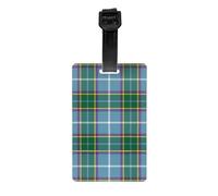 Luggage Tags,PVC Name Tag Travel Suitcase Identifier ID Tags Durable Luggage Label,Isle Man Laxey Manx District Tartan