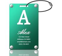 Luggage Tags, Stainless Steel Travel Tags, Personalised Name Luggage Tags, Suitable for Backpacks, Travel Bags, suitcases, but Also The First Choice for Gifts