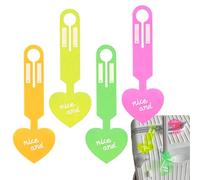 Luggage Tags | Transparent Waterproof Heart-Shaped - Suitcase Luggage Tags,for Handbag Laptop Bag Airplane Check-in Business Trips Studying Abroad