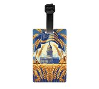 Luggage Tags Travel Tags for Suitcases Bag Tags, Full-Print Design, Easy to Identify, Perfect for Suitcases Wisconsin Flag