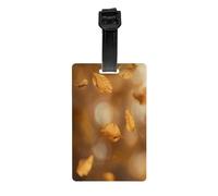 Luggage Tags Travel Tags for Suitcases Bag Tags, Full-Print Design, Easy to Identify, Perfect for Suitcases Fallen Leaves