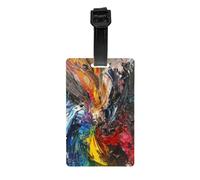 Luggage Tags Travel Tags for Suitcases Bag Tags, Full-Print Design, Easy to Identify, Perfect for Suitcases Chaos and Disorder