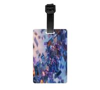 Luggage Tags Travel Tags for Suitcases Bag Tags, Full-Print Design, Easy to Identify, Perfect for Suitcases Fragmentation