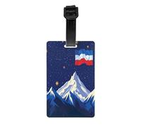 Luggage Tags Travel Tags for Suitcases Bag Tags, Full-Print Design, Easy to Identify, Perfect for Suitcases Chilean Flag