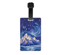 Luggage Tags Travel Tags for Suitcases Bag Tags, Full-Print Design, Easy to Identify, Perfect for Suitcases Flag of Alaska