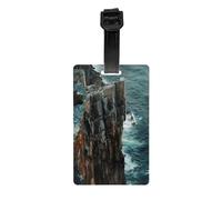Luggage Tags Travel Tags for Suitcases Bag Tags, Full-Print Design, Easy to Identify, Perfect for Suitcases Steep Cliff