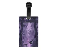 Luggage Tags Travel Tags for Suitcases Bag Tags, Full-Print Design, Easy to Identify, Perfect for Suitcases QIXI Taboo