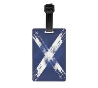Luggage Tags Travel Tags for Suitcases Bag Tags, Full-Print Design, Easy to Identify, Perfect for Suitcases Flag of Scotland