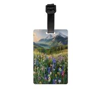 Luggage Tags Travel Tags for Suitcases Bag Tags, Full-Print Design, Easy to Identify, Perfect for Suitcases A Riot of Color