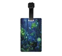 Luggage Tags Travel Tags for Suitcases Bag Tags, Full-Print Design, Easy to Identify, Perfect for Suitcases Rare and Exotic Herbs