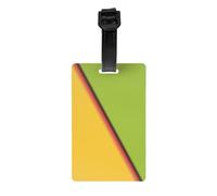 Luggage Tags Travel Tags for Suitcases Bag Tags, Full-Print Design, Easy to Identify, Perfect for Suitcases Mixed Yellow