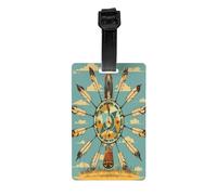 Luggage Tags Travel Tags for Suitcases Bag Tags, Full-Print Design, Easy to Identify, Perfect for Suitcases Flag of Oklahoma State