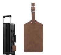 Luggage Tags | Travel Tags Luggage Bags, PU Leather Strap with Hole for Men Women Travel Business Aircraft Cruise