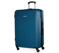 Luggage Ultra Strong ABS Hardsided Travel Suitcase with Spinner Wheels Pierre Cardin Teal Medium