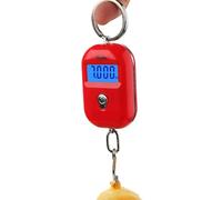 Luggage Weight Scale, 5pcs 25kg Digital Hanging Scale Portable Hook Scale Electronic LCD Travel Suitcase Luggage Bag Weight mini Scales,Hand Scale(Red)
