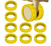 Luggage Wheel Cover | 8 Piece Wheel Cover for Travel Luggage Wheel Cover - Silent Luggage Wheel Cover Silicone Wheel Cover for Luggage Rotary Wheel, Yellow, see description, See description