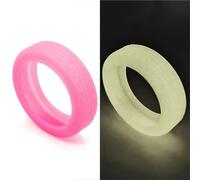 Luggage wheel covers 8/4PCS Silicone Luggage Wheel Protector Cover Suitcase Accessory Anti-Slip Protect Trolley Case Silent Caster Sleeve for Travel Carry On Luggage Suitcases (Pink,4PCS 42-49mm)