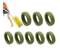 Luggage Wheel Covers - 8pcs Silicone Caster Protectors, Portable Elastic Mute Accessories, Long Lasting Shockproof Spinner Guards | Travel Suitcase Wheel Cover Set for Trolley Bag Noise Reduction