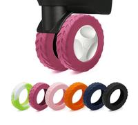 Luggage Wheel Covers, Anti Dust & Scratch, For 2-2.4" wheels - Hot Pink