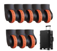 Luggage Wheel Covers for Suitcase, Luggage Wheel Protector Covers | Silicone Luggage Compartment Wheel Protector - Luggage Spinner Wheel Silicone Protective for Your Suitcase or Office