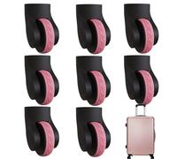 Luggage Wheel Protector, Luggage Wheel Covers, Silicone Luggage Wheel Cover - Luggage Spinner Wheel Silicone Protective Cover for Your Suitcase or Office Chair Lambo