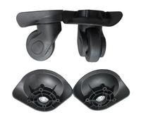 Luggage Wheel Replacement 2 pair A19 Replacement Luggage Wheels Repair DIYAccessories for Travel Suitcases(Large black)