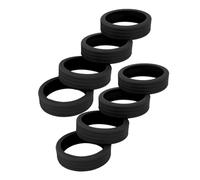 Luggage Wheels Protector Cover, Luggage Suitcase Wheels Cover Easy Installation Wide Application 8PCS for Table (Black)