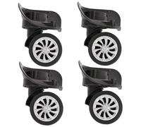 Luggage Wheels Replacement, 4pcs Mute Suitcase Wheels Replacement, 360 Swivel Trolley Suitcase Spinner Repair Silent Wheel Bearing Caster Replacing Repairing Set Travel Customs Box Case