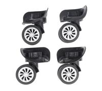 Luggage Wheels Replacement, 6Pcs Suitcase Luggage Universal 360 Degree Swivel Wheels Trolley Wheel Tools
