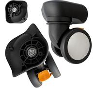 Luggage Wheels Replacement for Suitcase, Spinner 2 Wear-Resistant Mute Suitcase Rubber Swivel Caster Wheels Repair Kits Roller Suitcase Tourister Travel Wheels Trunk Caster Luggage Replacement Kit