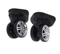 Luggage Wheels Replacement, Luggage Replacement Wheels, 1 Pair Luggage Wheels Suitcase Casters Repalcement Mute Double Row Wheels