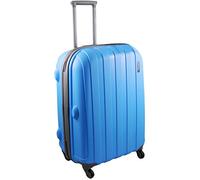 LuggageX - 77cm (30") Hard Sided Blue Polypropylene Lightweight Trolley Suitcase
