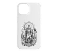 Lugh Celtic Sun God Sacred Spear Warrior Line Art Case for iPhone 14