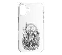 Lugh Celtic Sun God Sacred Spear Warrior Line Art Case for iPhone 16 Plus