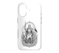 Lugh Celtic Sun God Sacred Spear Warrior Line Art Case for iPhone 17