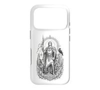 Lugh Celtic Sun God Sacred Spear Warrior Line Art Case for iPhone 17 Pro