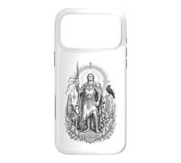 Lugh Celtic Sun God Sacred Spear Warrior Line Art Case for iPhone 17 Pro Max