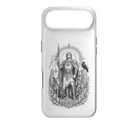 Lugh Celtic Sun God Sacred Spear Warrior Line Art Case for iPhone Air