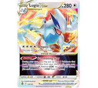 Lugia VSTAR 139/195 Rare VSTAR Pokemon Card (SWSH Silver Tempest) + 1x TitanCards® Toploader