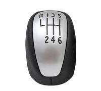 LUGIWN Gear Shift Knob for Renault Laguna MKZ 2007-2014, Transmission Gear Shift Lever Handle, Leather Car Shifter Knob Lever Replacement Accessories