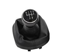 LUGIWN Gear Shift Knob for VW Touran Caddy 2003 2004 2005 2006 2007-2011, Transmission Gear Shift Lever Handle, Leather Car Shifter Knob Lever Replacement Accessories,5-Speed