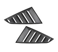 LUGIWN Side Window Louvers for Ford Mustang 2024 2025 Air Vent Scoop Shades Cover Blinds ABS Windshield Sun Shade Cover Vent GT Lambo Style,Carbon