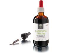 Lugolean Solution <5% in Pharmaceutical Quality (ph. EUR.) Made in Germany - Iodine Solution According to Original Recipe in Pharmacist Bottle. Includes Pipette