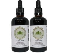 Lugols Iodine Solution 5% - 110ml - with Glass Pipette (Pack of 2)