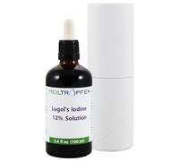 Lugol's Solution 100ml - 3.4Fl Oz | 36% Strength Liquid Formulation | 12 Percent Iodine + 24% Potassium Iodide Liquid | Drops | Heiltropfen®