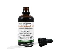 Lugol's Solution 3.4 Oz - 100 ml | 6% Strength Liquid Formulation | Made with 2% Iodine and 4% Potassium Iodide Liquid | Drops | Heiltropfen®